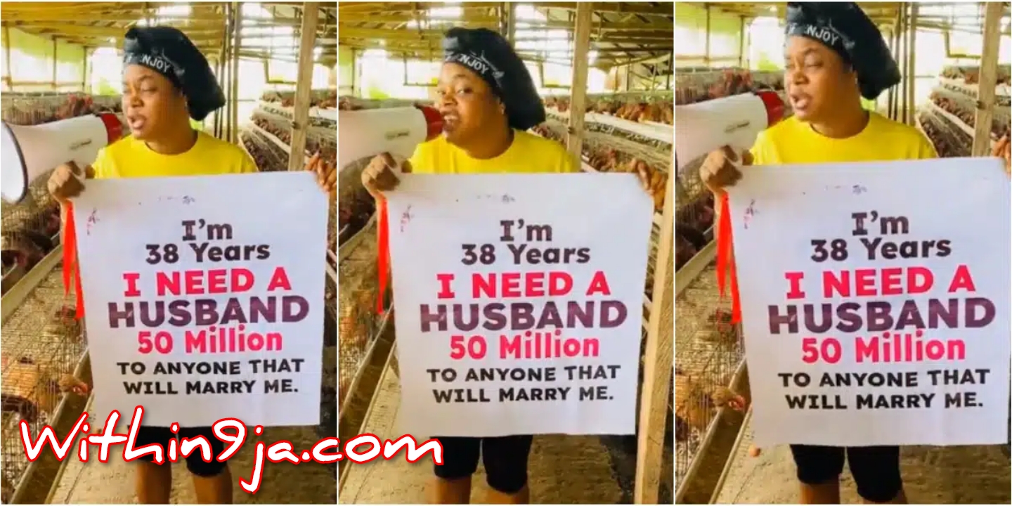 A 38-year-old single businesswoman is offering N50 million to any man willing to marry her and be submissive