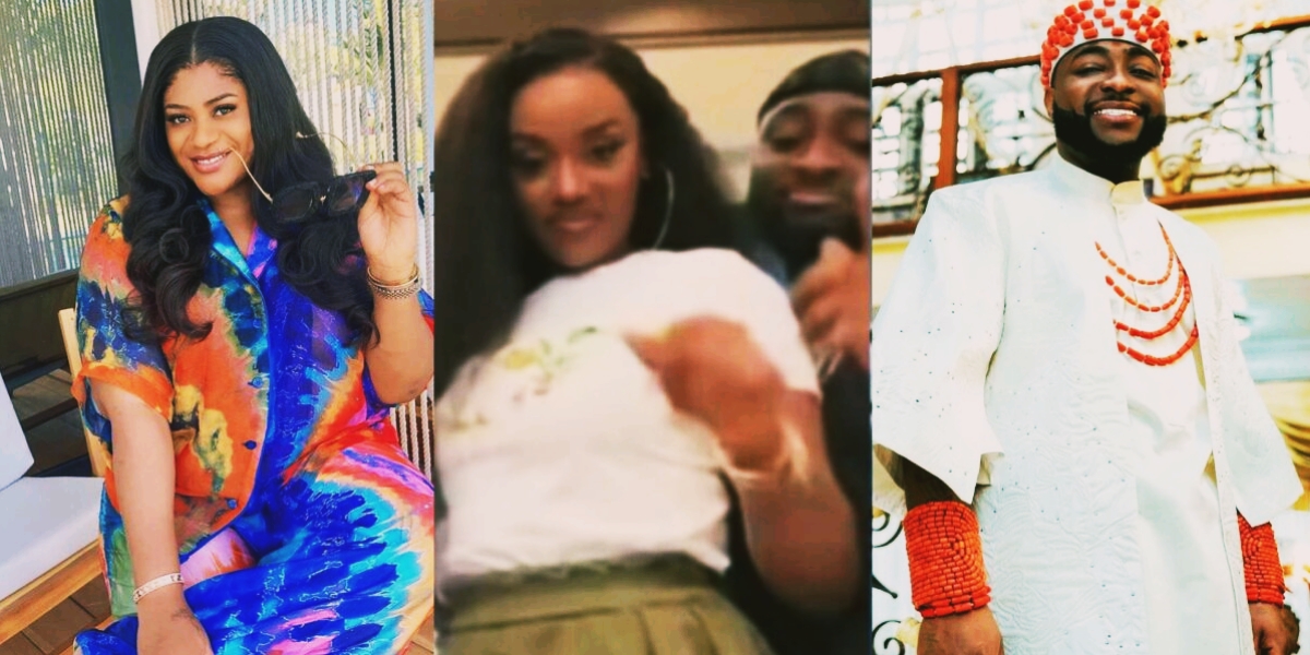 Netizens react as Nkechi Blessing leaks Secret chat with Davido Screenshots