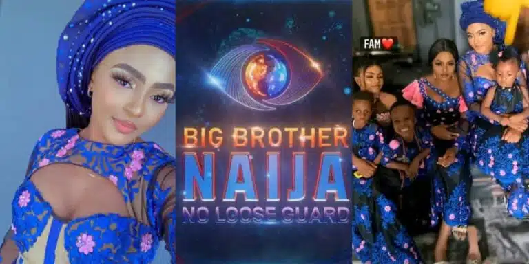 BBNaija: Kassia’s family portrait melts hearts on social media