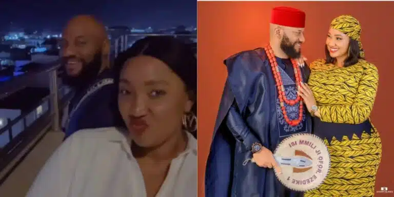 Yul Edochie gushes over Judy Austin in recent video, promises her eternal love